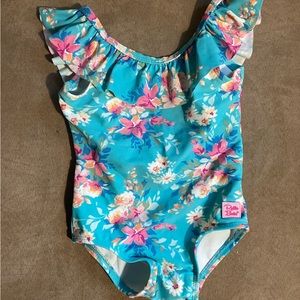 Ruffle Butt Floral Bathing Suit size 12-18 months